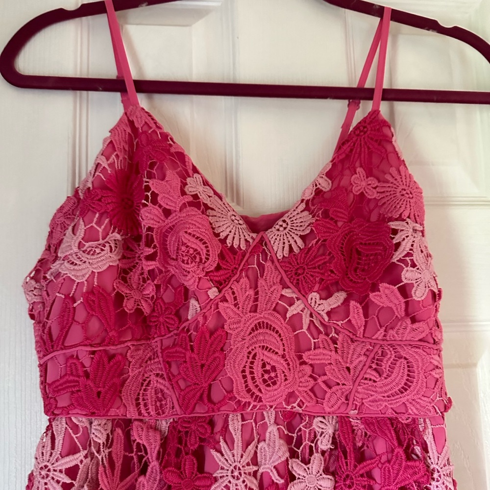 Alexia Admor pink floral dress size 8
